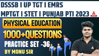 Physical Education For Teaching Exams 36 | DSSSB/EMRS/UP TGT/Punjab Physical Education