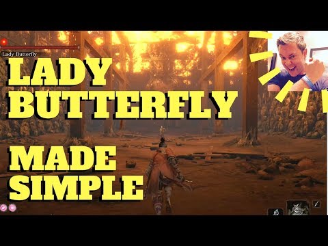 Video: Sekiro Lady Butterfly Fight - Hur Man Slår Och Dödar Lady Butterfly