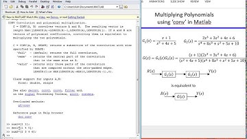 Matlab conv command
