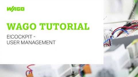 e!COCKPIT - User Management