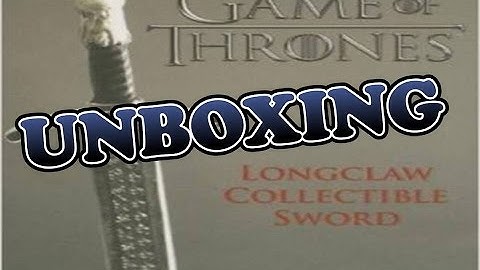 Game of Thrones Longclaw Collectible Sword