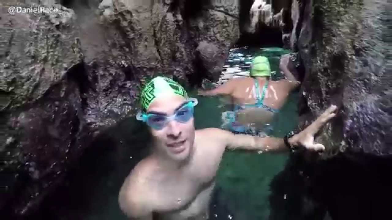 Nadando aguas abiertas en Cala Montgó [Costa Brava] mountain bike caloi