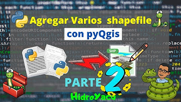 Agregar varios shapefile con PyQgis