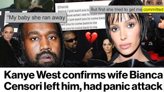 Kanye & Bianca SPLIT After She RUNS AWAY (he didn’t wanna commit)