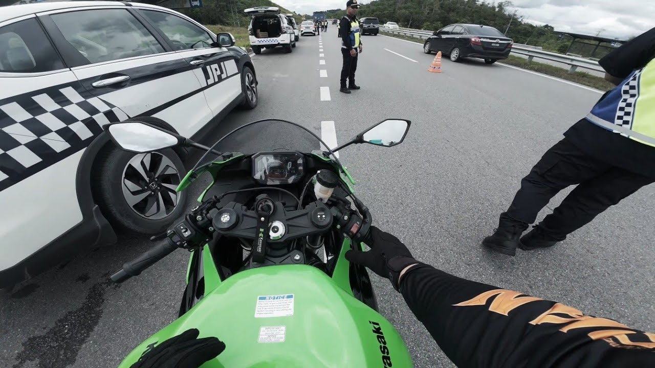 KAWASAKI ZX6R IN THE HOUSE || First day dah kena tahan abg JPJ 🤭🤭🤭