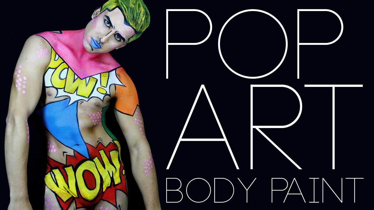 body painting pop art
