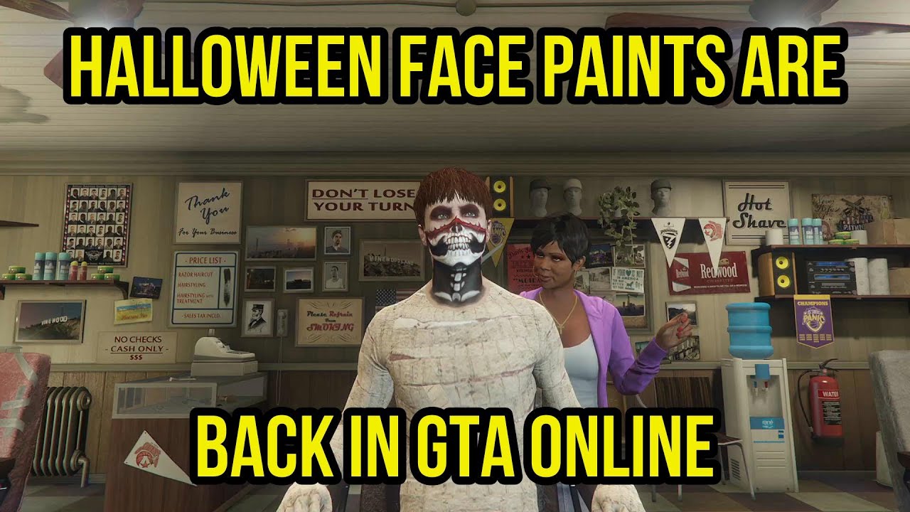 Halloween Face Paints are BACK in GTA Online GTA Online Weekly Update