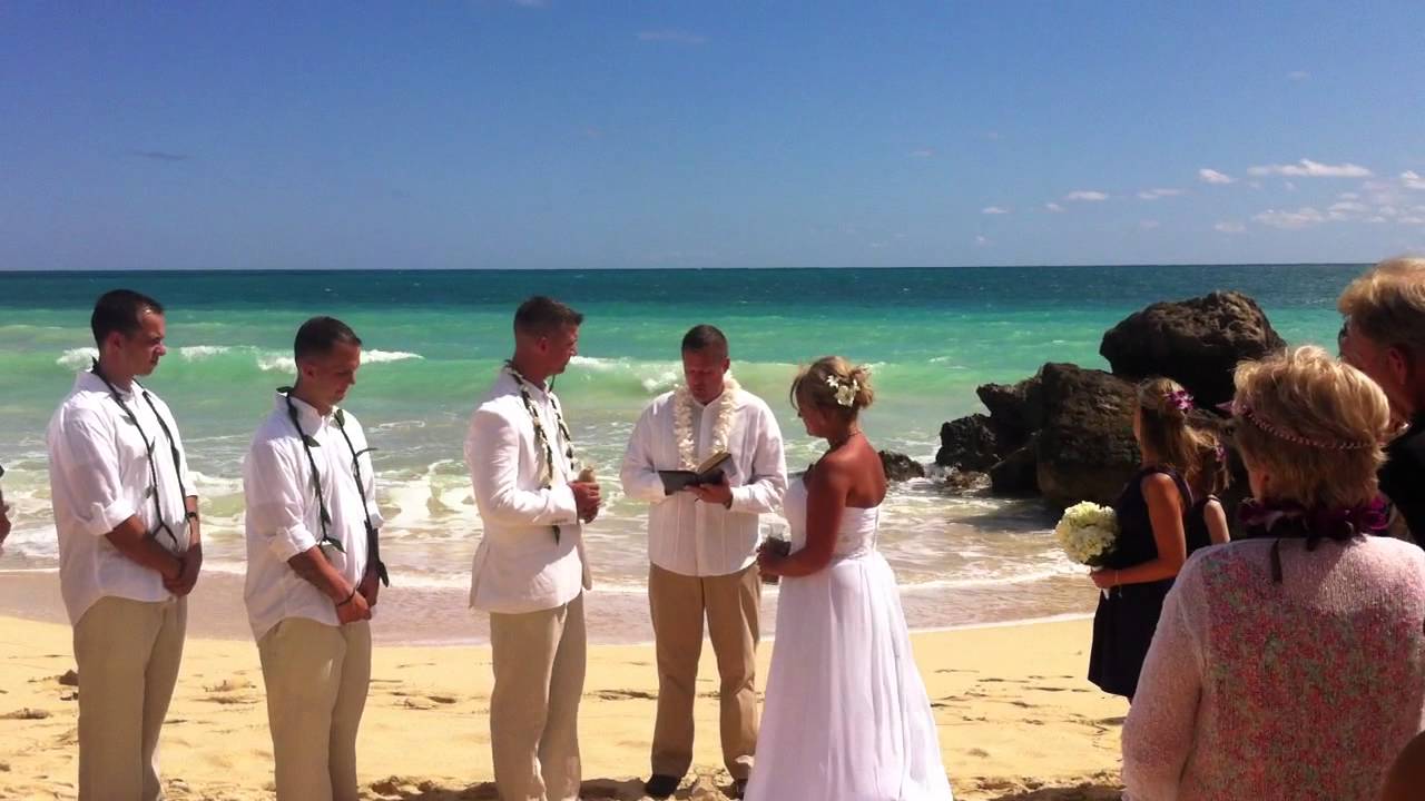 Hawaii Wedding Venue Bellows Beach Waimanalo Youtube