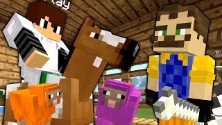 Майнкрафт Скин ПРИВЕТ СОСЕД и Разноцветные Овечки - КокаПлей Minecraft PE Выживание