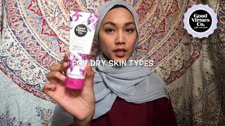 good virtues co extra moisturizing facial cleanser