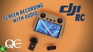 DJI RC - Record Voice Audio to RC with DJI Mic