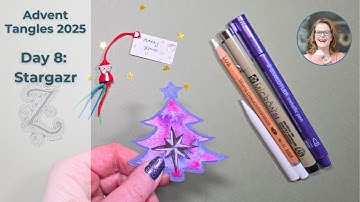 Zentangle Advent Tangles - I did this and made 24 mini drawings without missing a single day