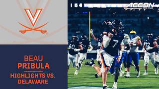 Full Virginia QB Beau Pribula Highlights vs. Delaware Update