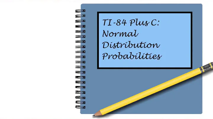 TI-84 Plus C: Normal Distribution Probabilities