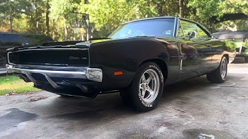 69 Charger 440 Start up Open Headers