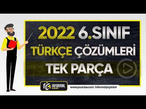 İOKBS 2022 - 6 Sınıf Türkçe Soruları ve Çözümleri | Bursluluk Sınavı