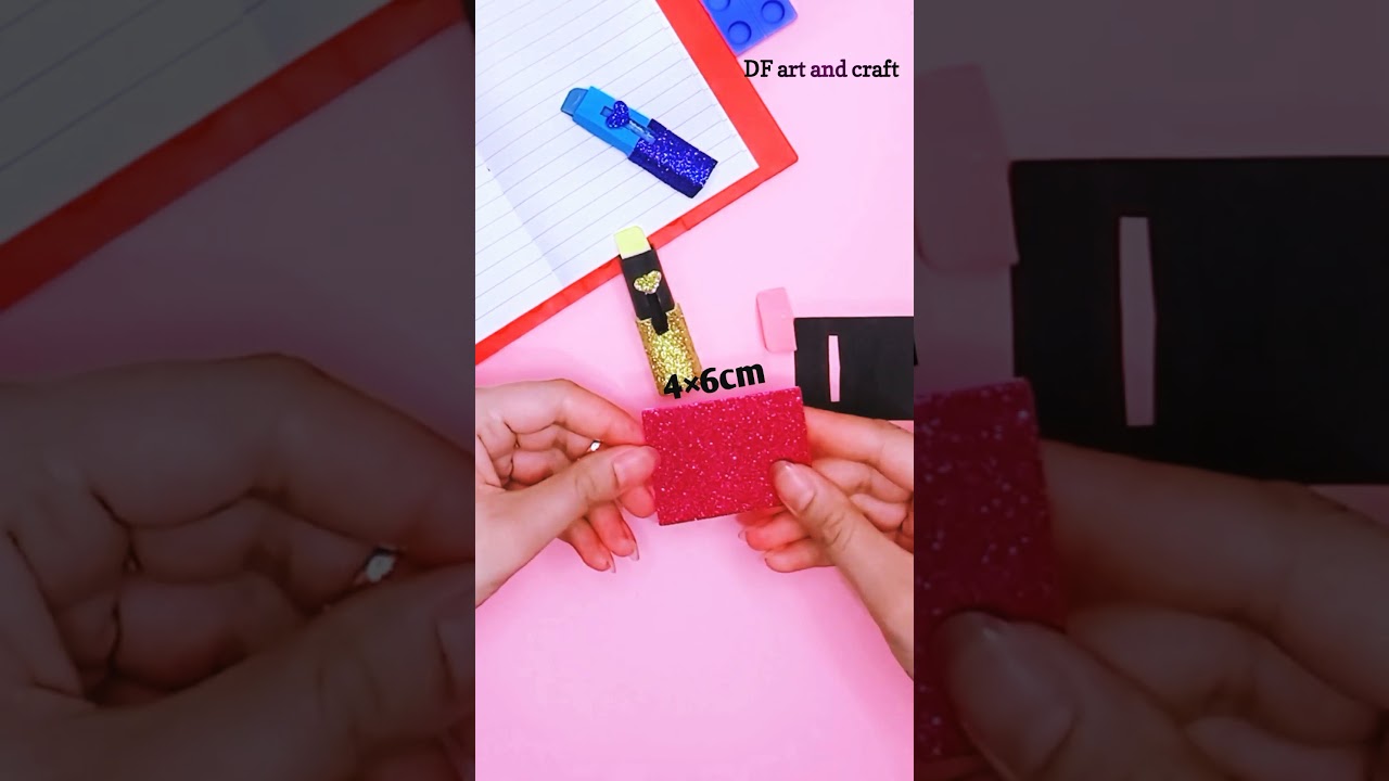 Make your own lipstick eraser at home / DIY lipstick eraser / lipstick eraser / Handmade 