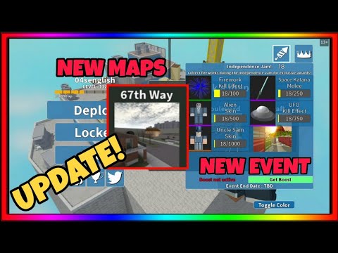 Roblox Arsenal July 4th Update New Guns Skins More - roblox arsenal 4th of july