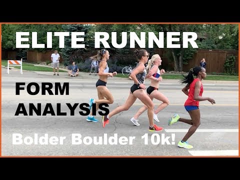 ELITE DISTANCE RUNNING FORM ANALYSIS AT BOLDER BOULDER 10KM  Proper Technique