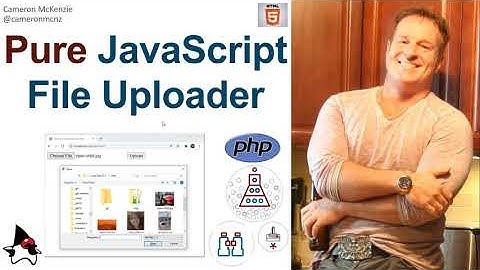 Pure JavaScript File Upload Example