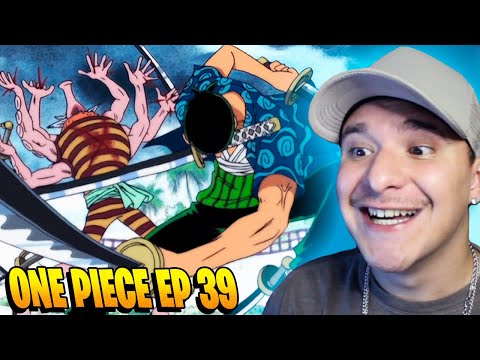 O ZORO É BRABO! ZORO VS HATCHAN | One Piece Ep. 39 (REACT)