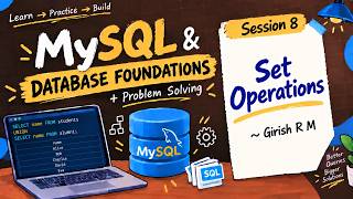 Session - 8 | Set Operations | SQL and Database Problems