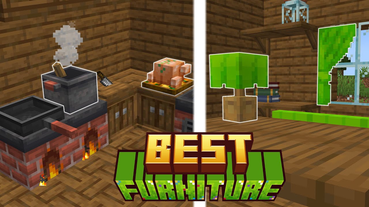 BEST FURNITURE MODS FOR MINECRAFT AND FABRIC!!! YouTube