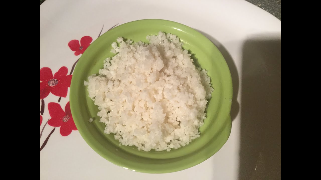 Paleo diet cauliflower rice recipe in Tamil YouTube