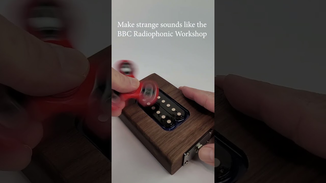 Tabletop Humbucker with fidget spinner.