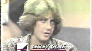 Video thumbnail of "Lesley Gore Interview - on Attitudes with Linda Dano - 1980's"