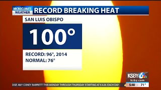 Heat advisory issued for Santa Barbara, San Luis Obispo Counties