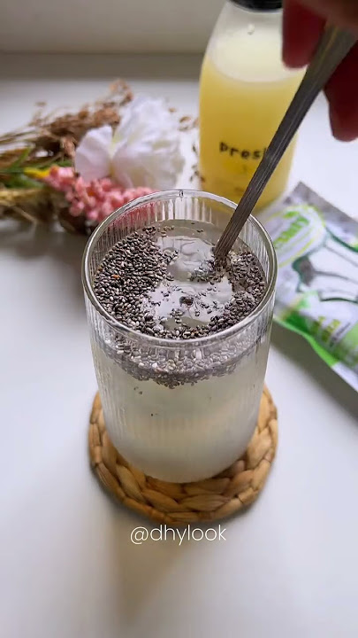 Detox Perut Buncit✨ Chia Seed   Lemon   Kelapa Muda