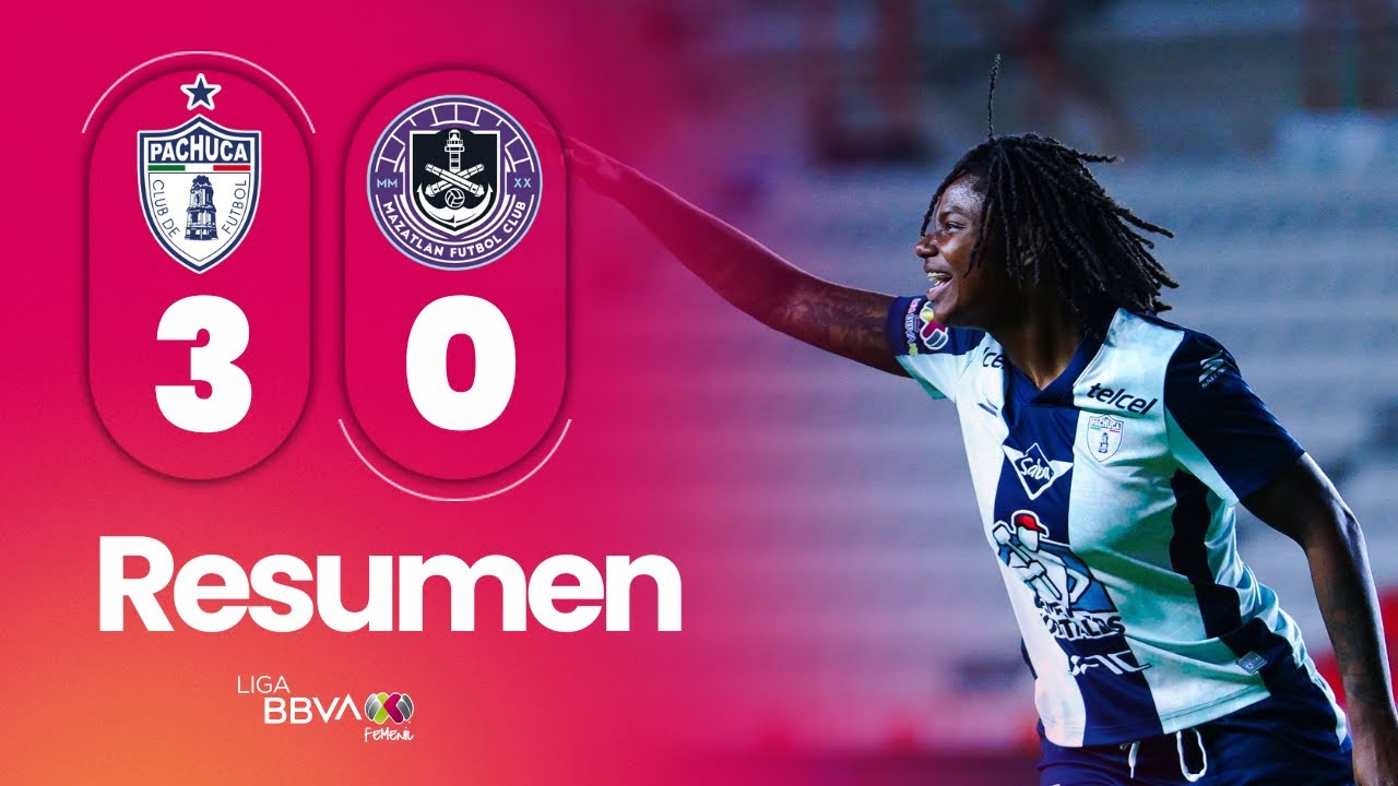 PACHUCA 3-0 MAZATLÁN | Kelly Caicedo se estrena como goleadora con Pachuca