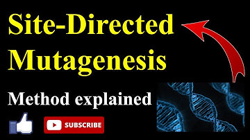 Site-directed mutagenesis explained