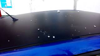 Малая Юшуньская 6-3. Камни с балкона на машине.(, 2015-03-14T13:07:19.000Z)