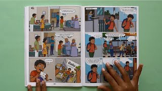 Flip Through Gulu Comic - A Complete Puberty Guide for Boys