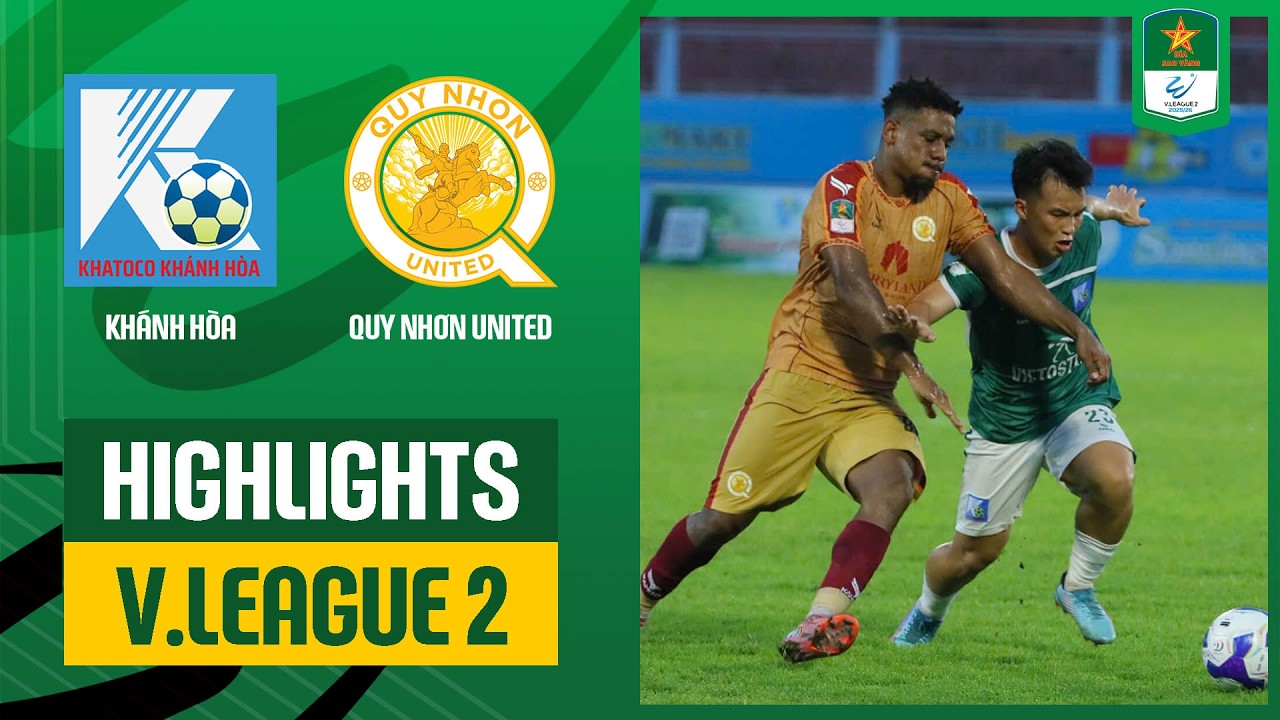 Highlights: Khánh Hòa - Quy Nhơn United | Sức ép nghẹt thở, bắn phá liên tục