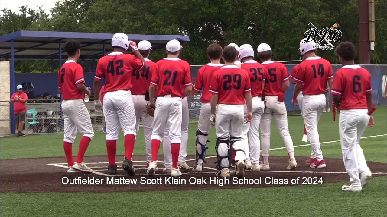 Outfielder Matthew Scott Klein Oak High School Class of 2025 YouTube