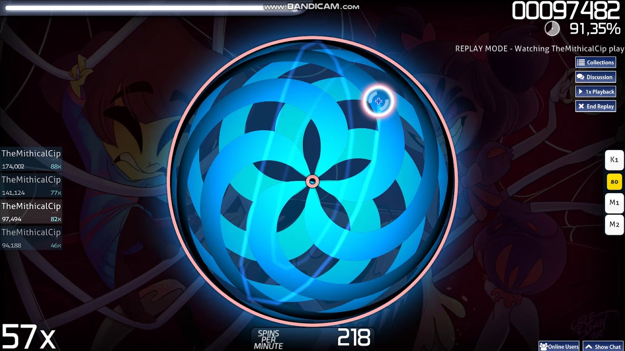 Карта осу танцы