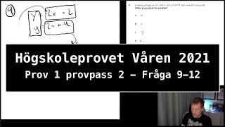 Högskoleprovet 2021 våren Lösningar Maj Pass 3 XYZ del 3