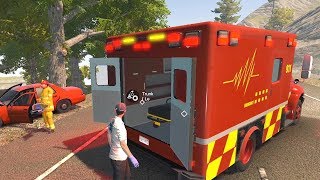 Flashing Lights - Los Angeles Ambulance Multiplayer Gameplay! 4K