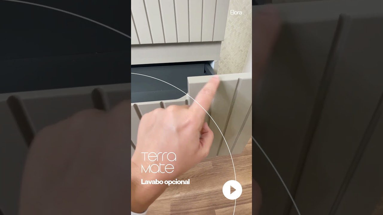 Mueble de baño Elora | Azul, Verde, Beige Terra y Blanco mate | Entrega inmediata.