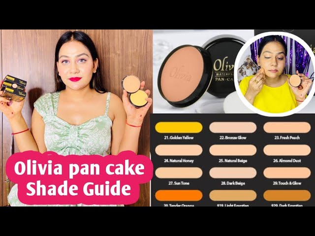 Olivia Pan Cake Shade Guide
