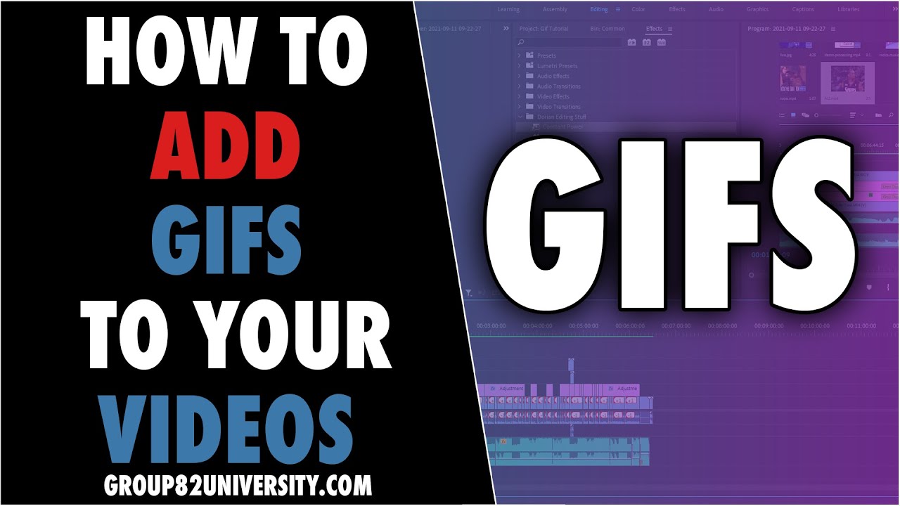 Adding gifs to edits tutorial! ;; #O5