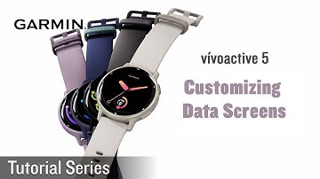 Tutorial - vívoactive 5: Customizing Data Screens