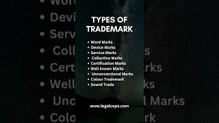 TYPES OF TRADEMARK
