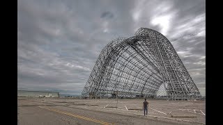 Come ride along with me!  Exploring California…  Checking out Hangar One Moffett Field