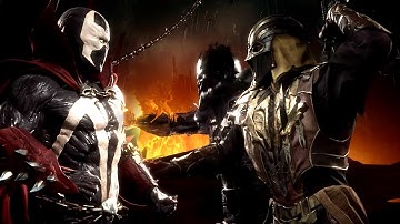 Spawn vs Noob Saibot (Hardest AI CPU) - Mortal Kombat 11