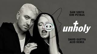 Sam Smith x Kim Petras - Unholy [David Guetta Acid Remix] (Visualizer) Resimi