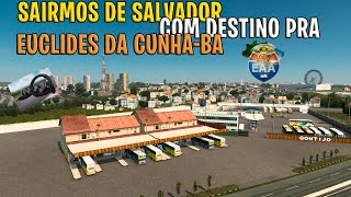  (ETS2) SIMULAÇÃO MOD BUS - DE: SALVADOR-BA PARA E.DA CUNHA-BA / Marcopolo Paradiso G8 1200 